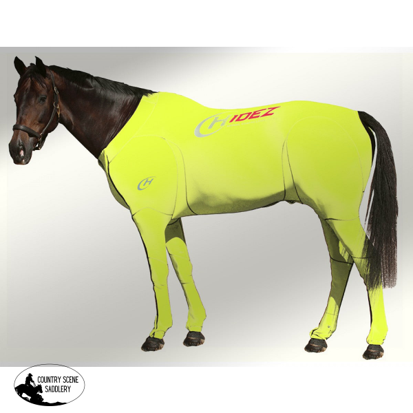 Equine Travel & Recovery Suit Printed-Fluro Yellow Printed
