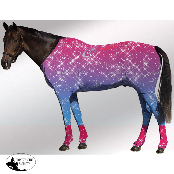 Equine Travel & Recovery Suit Printed- Glitter Printed