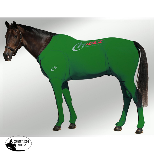 Equine Travel & Recovery Suit Printed- Green Printed