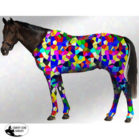 Equine Travel & Recovery Suit Printed- Kaleidoscope Printed