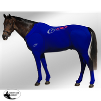 Equine Travel & Recovery Suit Printed- Navy Printed