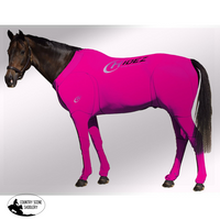 Equine Travel & Recovery Suit Printed- Pink Printed