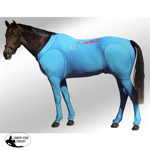 Equine Travel & Recovery Suit Printed- Turquoise Printed