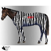 Equine Travel & Recovery Suit Printed- Zebra Printed