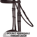 Exceptional Quality Padded Anatomical Hunter Bridle - Country Scene Saddlery and Pet Supplies