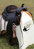 New! 6808 OYSTER CREEK TRAIL - Chocolate Suede - Western Saddles