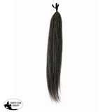 False Tail Standard Length - DARK GREY - Single / 75cm / Light Mixed Chestnut - Horse Tails
