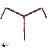 FLAT INFINITY BEADED BREAST COLLAR - Country Scene Saddlery and Pet Supplies