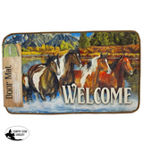 Floor Mat Running Horses - Country Scene Saddlery and Pet Supplies