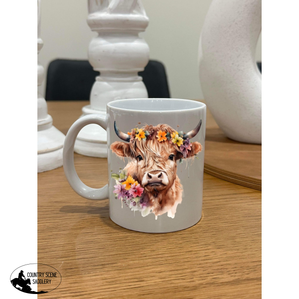 Floral Highland Mug Gift Items