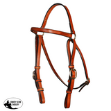 Fort Worth 5/8" Barcoo Bridle Head - Chestnut - Country Scene Saddlery and Pet Supplies