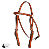Fort Worth 5/8" Barcoo Bridle Head - Chestnut - Country Scene Saddlery and Pet Supplies