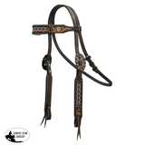 Fort Worth Antique Beaded Headstall - Country Scene Saddlery and Pet Supplies