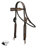 Fort Worth Antique Beaded Headstall Western Bridle