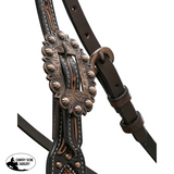 Fort Worth Antique Beaded Headstall - Country Scene Saddlery and Pet Supplies