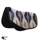 Fort Worth Barrel Race Contoured Saddle Pad - 28" x 28" BK - Country Scene Saddlery and Pet Supplies