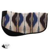 Fort Worth Barrel Race Contoured Saddle Pad - 28" x 28" BK - Country Scene Saddlery and Pet Supplies