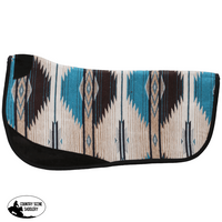 Fort Worth Barrel Race Contoured Saddle Pad - 28’ X Western