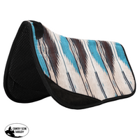 Fort Worth Barrel Race Contoured Saddle Pad - 28’ X Western