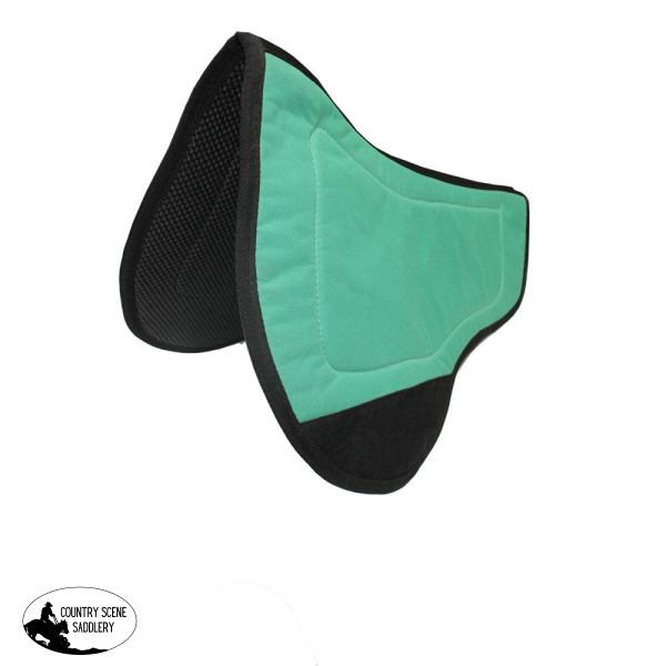 Fort Worth Barrel Race Pad W/Air Cell Turquoise Western Pads