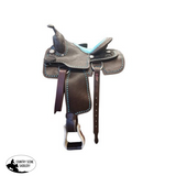 New! *SPECIAL ORDER* Barrel Race Saddle w/Opti Flex Tree - Turquoise - Country Scene Saddlery and Pet Supplies