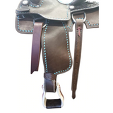 Fort Worth Barrel Racing Saddle with Buckstitcht - Country Scene Saddlery and Pet Supplies