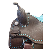 Fort Worth Barrel Racing Saddle with Buckstitcht - Country Scene Saddlery and Pet Supplies