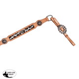 Fort Worth Beaded Leopard Breast Collar | Tan - Country Scene Saddlery and Pet Supplies