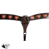 Fort Worth Breastcollar | Hearts Design - Country Scene Saddlery and Pet Supplies