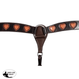 Fort Worth Breastcollar | Hearts Design - Country Scene Saddlery and Pet Supplies