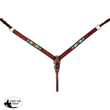 New! Fort Worth Cactus Beaded Breastcollar Posted. Breastplate/breast Collar