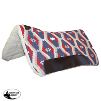 Fort Worth Contoured Saddle Pad Blue