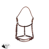 Fort Worth Dakota Leather Halter With Bling Horse Halters