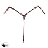 Fort Worth Diamond Breastcollar Brown - Country Scene Saddlery and Pet Supplies