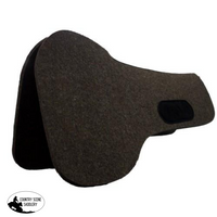 New! Fort Worth Felt Stock Saddle Pad Brown Posted.*