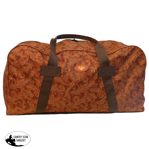 New! Fort Worth Gear Bag - Tooled Leather Print Posted.* Bags