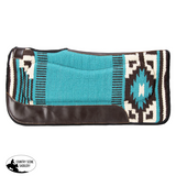Fort Worth Navajo Lined Mid Riser Pad - Chocolate & Turquoise Western Pads
