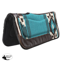Fort Worth Navajo Lined Mid Riser Pad - Chocolate & Turquoise Western Pads