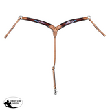 Fort Worth Pink Apache Breastcollar. - Country Scene Saddlery and Pet Supplies