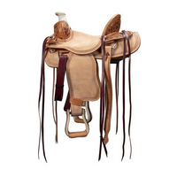 Fort Worth Rough Out Roper Saddle Style