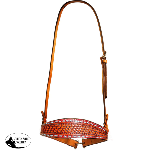 Fort Worth Turquoise Basket Noseband - Country Scene Saddlery and Pet Supplies