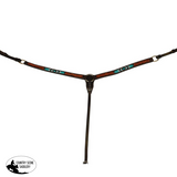 New! Fort Worth Turquoise Beaded Breastcollar Posted. Breastplate/breast Collar