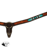 New! Fort Worth Turquoise Beaded Breastcollar Posted. Breastplate/breast Collar