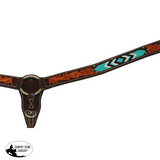Fort Worth Turquoise Beaded Breastcollar - Country Scene Saddlery and Pet Supplies