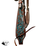 New! Fort Worth Turquoise Flower Headstall Posted*