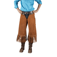 Fort Worth Work Chink Suede Chaps Roper Style Saddles