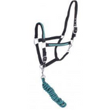 Full Size adjustable nylon halter with 10ft lead. - Country Scene Saddlery and Pet Supplies