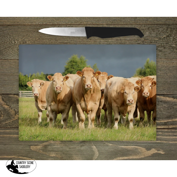 Glass Chopping Board - Charolais Gift Items