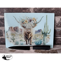 Glass Chopping Board - Desert Highland Gift Items