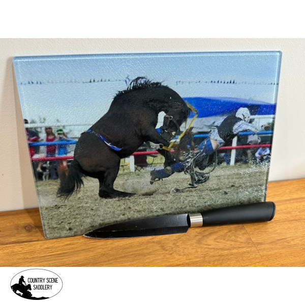 Glass Chopping Board - Rodeo Shot Gift Items